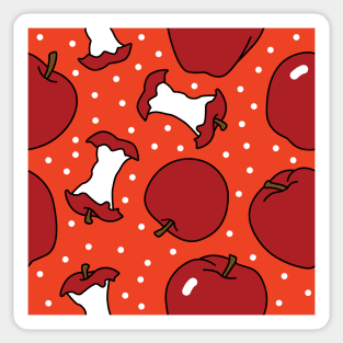 Apples with Polka Dots Sticker